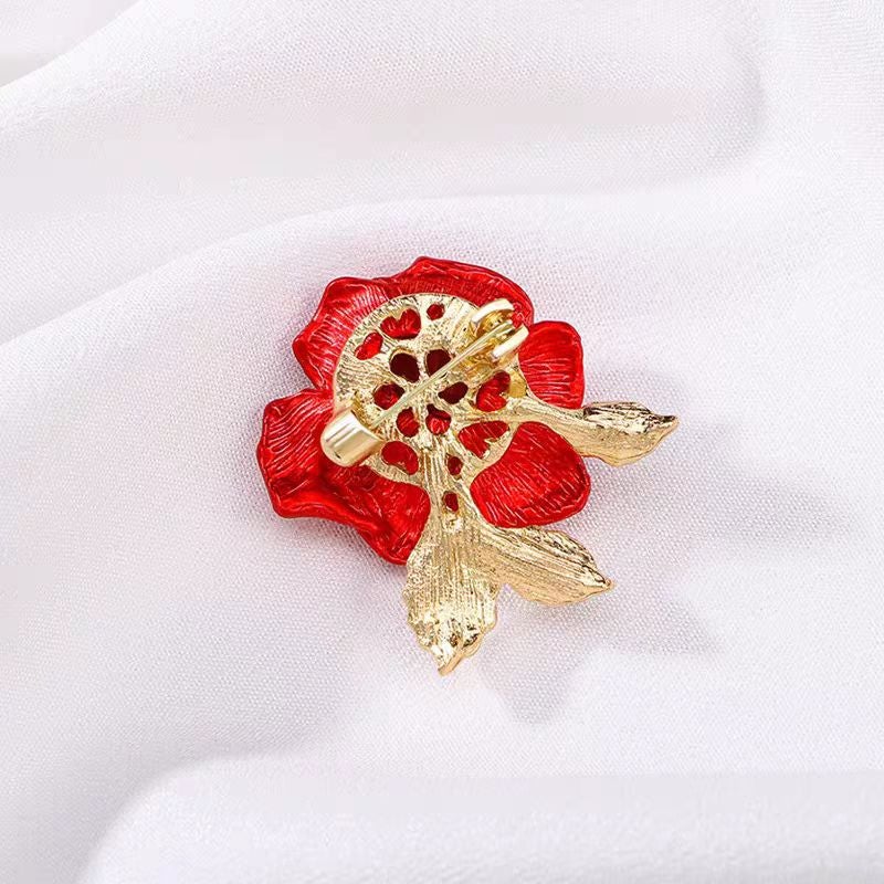 Rose Brooch High-End Women'S Exquisite Luxury Simple Corsage Design Sense Niche Suit Coat Pin Accessories - Image 4